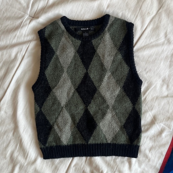 KSUBI green sweater vest/gilet - Picture 8 of 8
